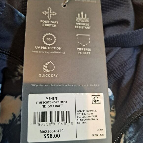 NWT Mens New VRST Swim Trunks- Small - Picture 5 of 7